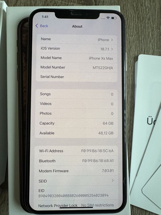 Продавам перфектен iphone XS Max Rose Gold 64GB
