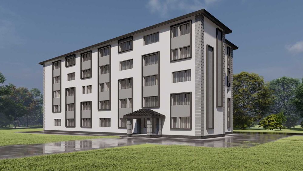 Bloc cu 5 etaje si 3500mp construiti