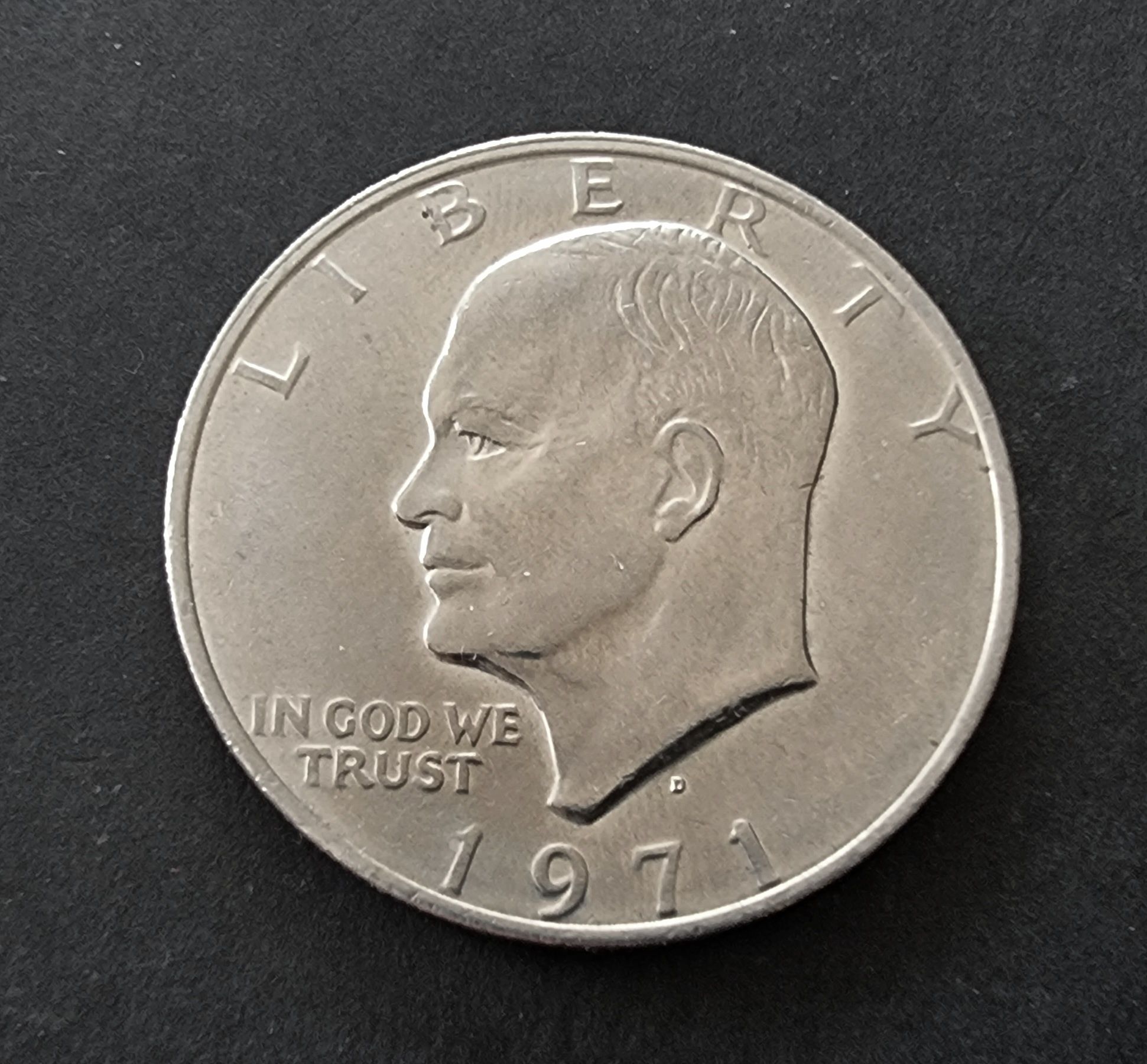 Монети. Оригинална Американска  монета . 1 долар.  1974 год.
