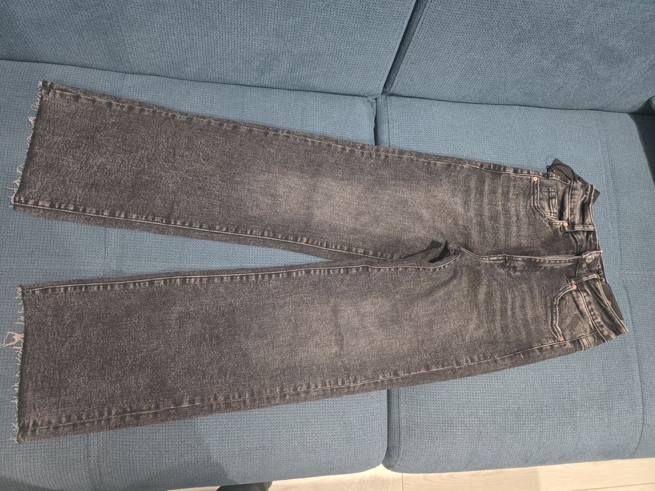 Дънки с широк крачол, размер ХS