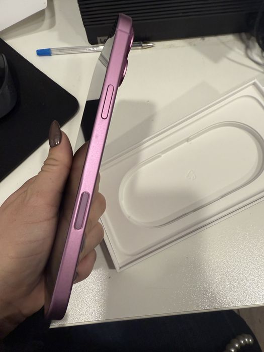 Iphone 16 plus 128 pink 100% battery