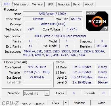 Ryzen 3700x / MSI x470 Gaming AC / hyperx predator rgb 64GB 3200