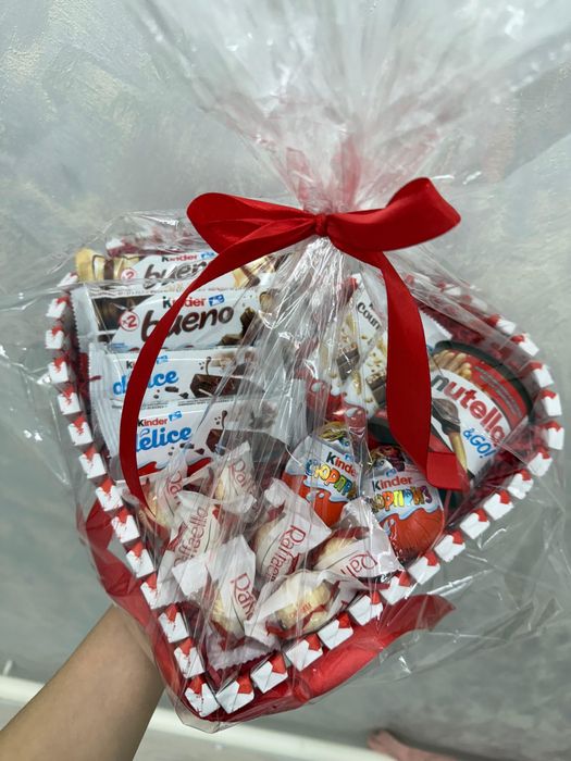 Заказ подарки из конфет,новогодние подарки,киндер упоковка