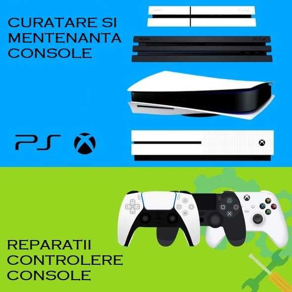 Reparatii, curatare, console si controlere PlayStation, Xbox in Pecica