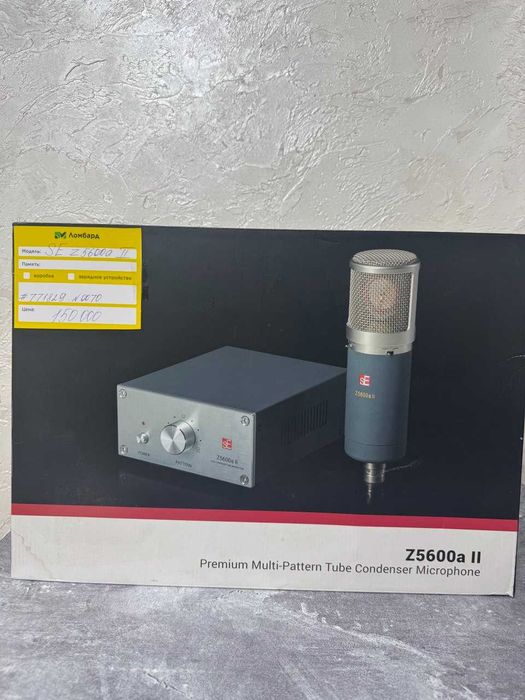 Студийный микрофон sE Electronics Z5600a II Алашахана 20 Жезказган