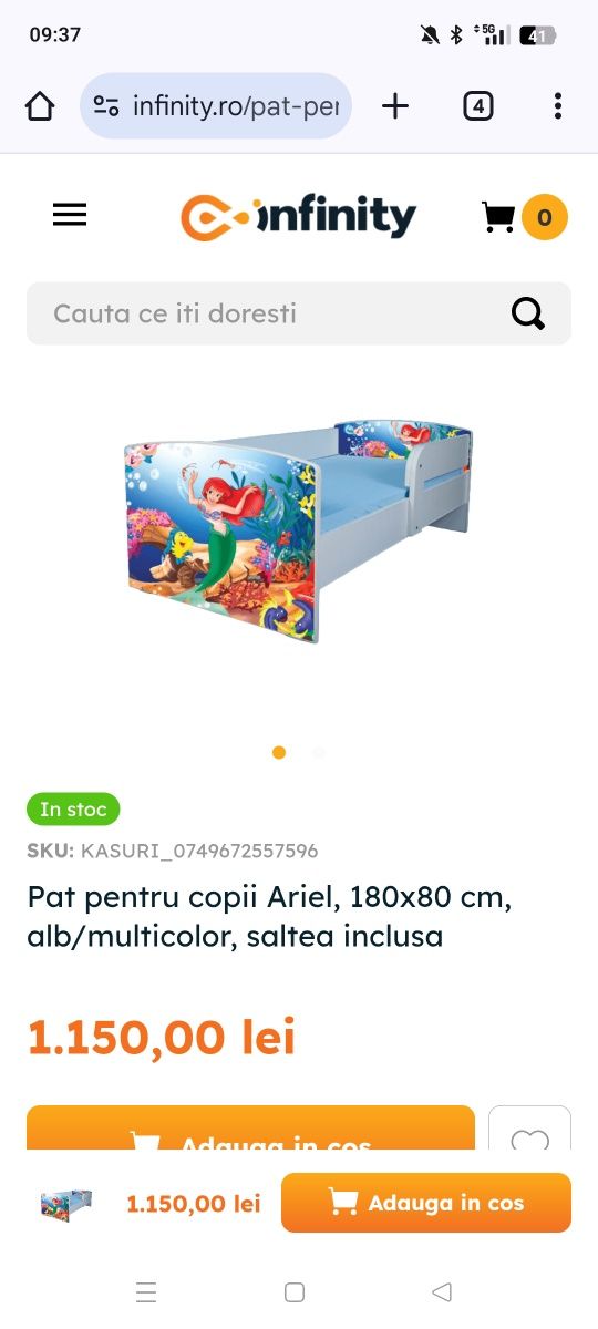 Pat fete ariel 600ron
