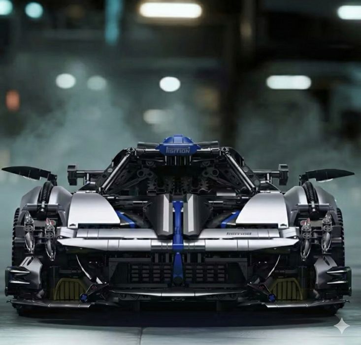 NOU SIGILAT ÎN CUTIE Mașină Pagani tip Lego constructor