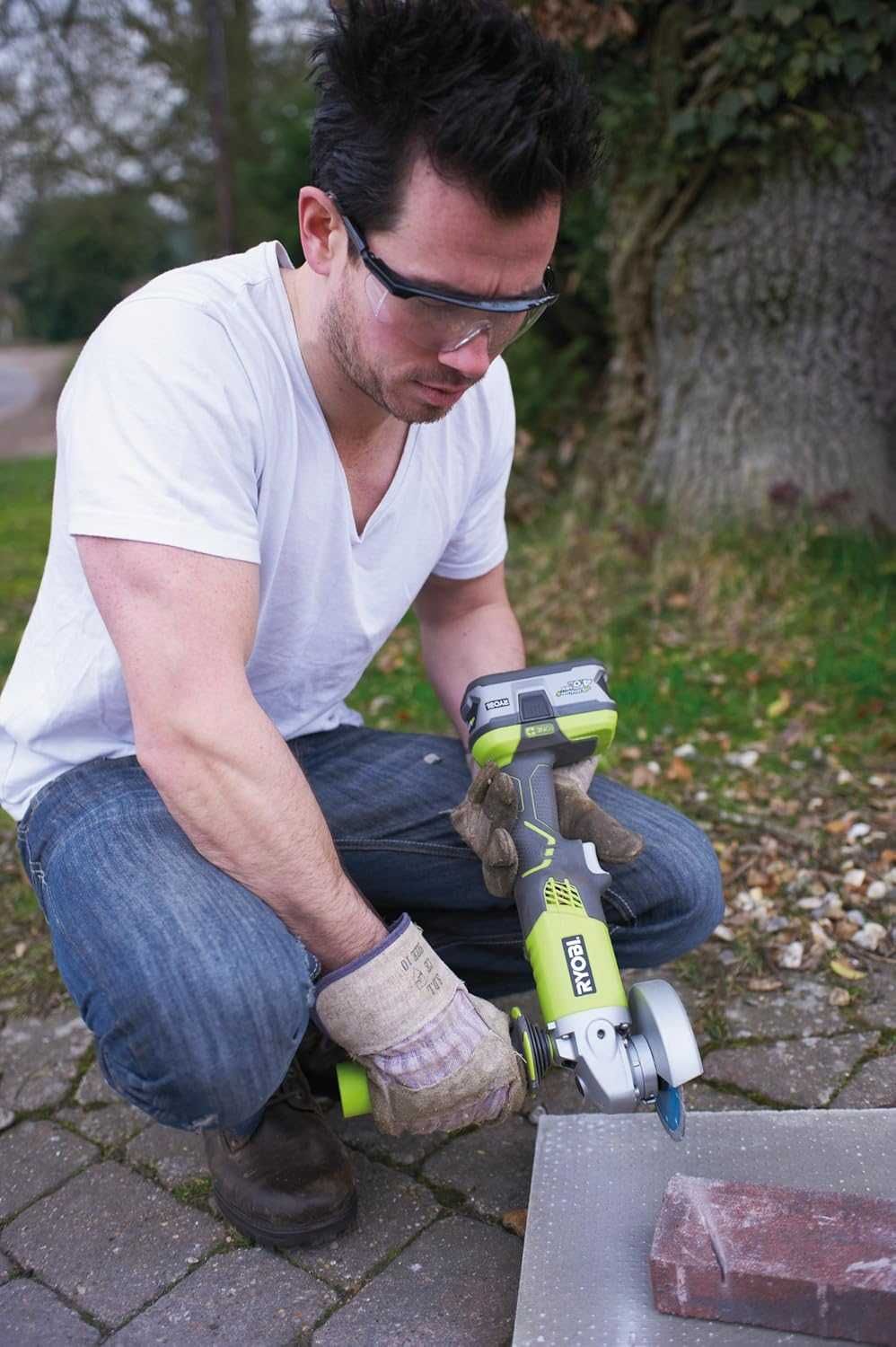 Polizor unghiular fără fir Ryobi R18AG-140S 18V ONE+