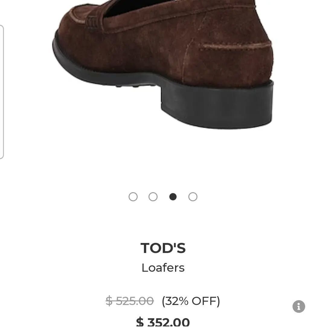 Tod's кафяви лоуфъри обувки 39.5