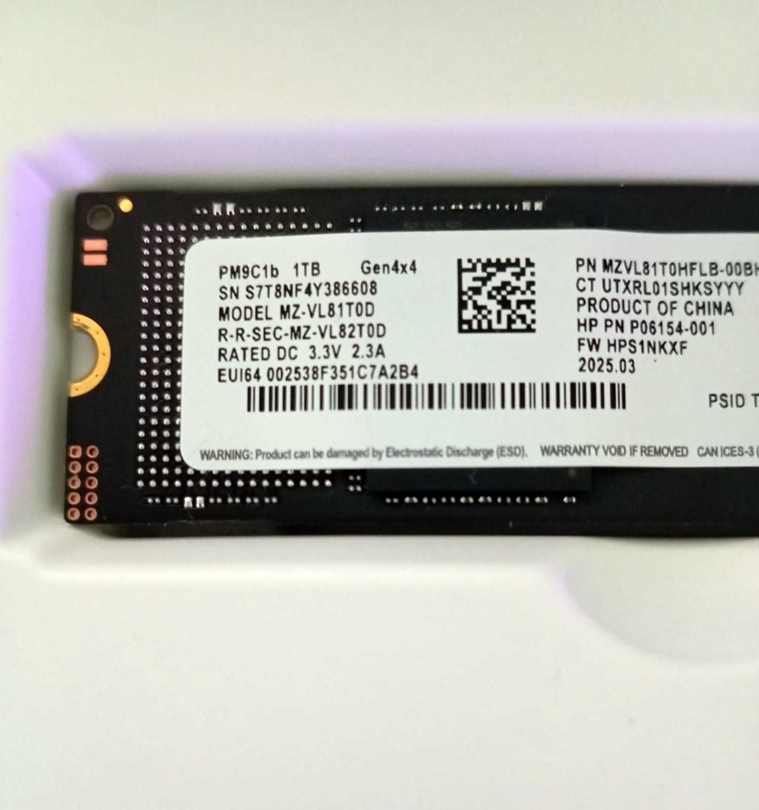 1TB SSD M.2 Samsung 990 OEM NVMe 2280 Nou Bulk 7200 MB/s