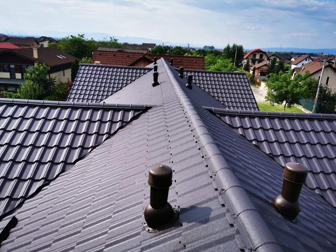 Executam acoperisuri cabane din lemn terase montaj tigla metalica