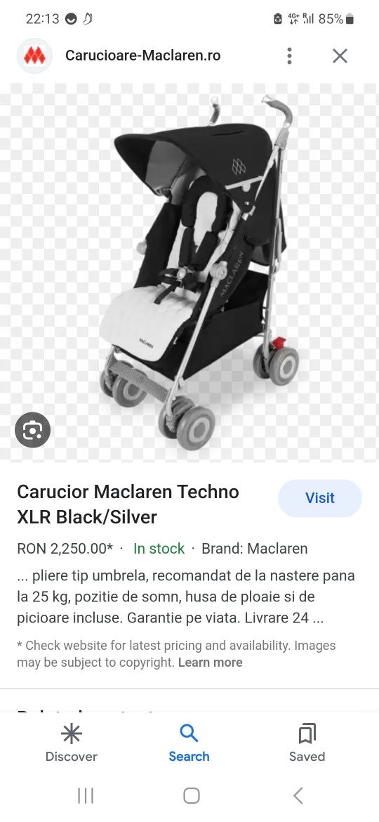 Carucior Maclaren XLR