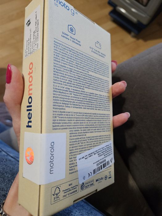 Телефон Motorola Moto g35 - 256 GB - сив