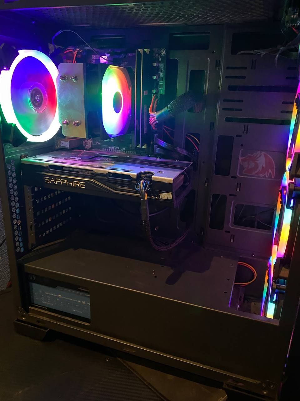 Игровой компьютер i3 8100 Rx 570