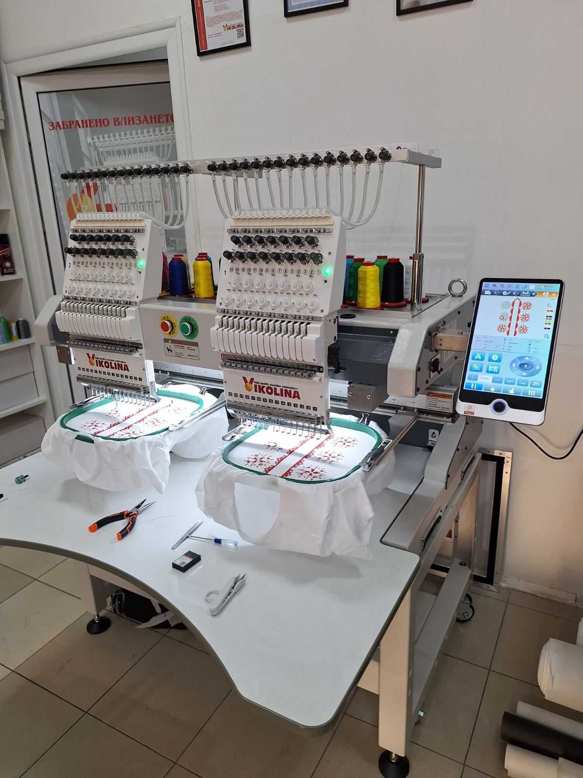 Двуглава Бродировъчна машина  Pro Technology QMT  400х 500