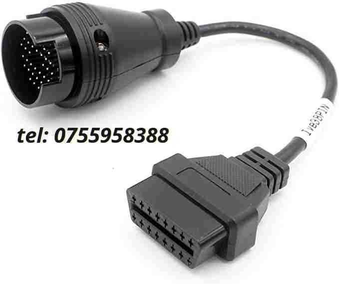 Cablu Adaptor Iveco Daily 38 Pin La Obd2 Pt Autocom Delphi Wurth