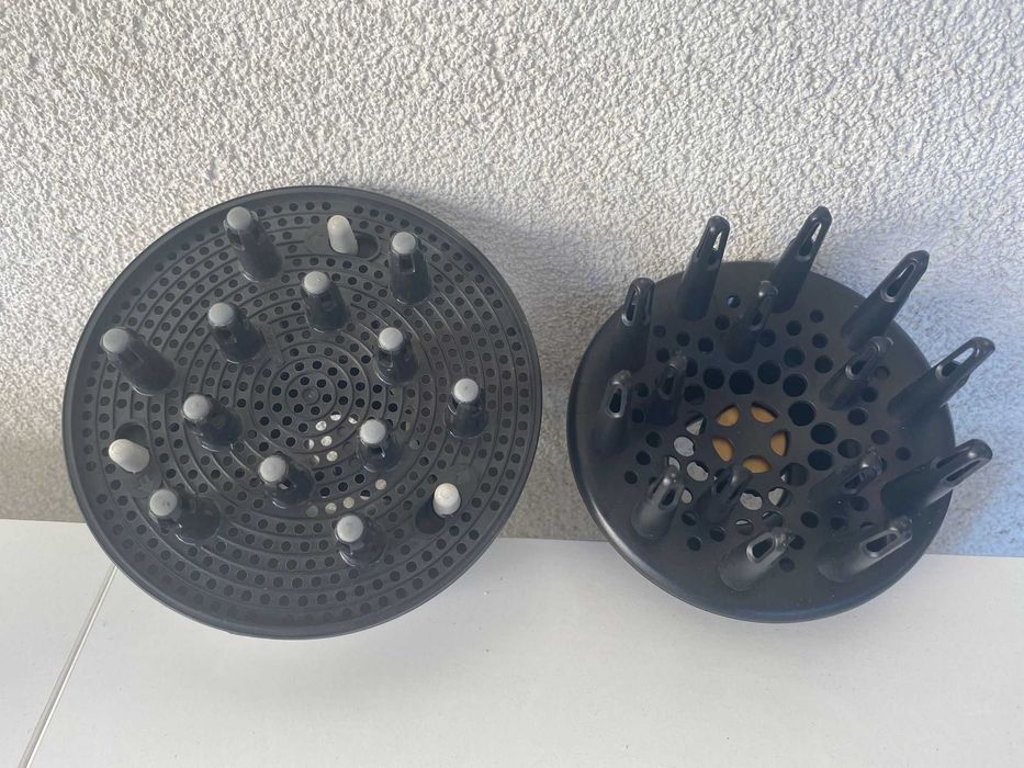2 Accesorii cap difuzor feon/uscator par, nou, diagonala 5cm si 4,3cm