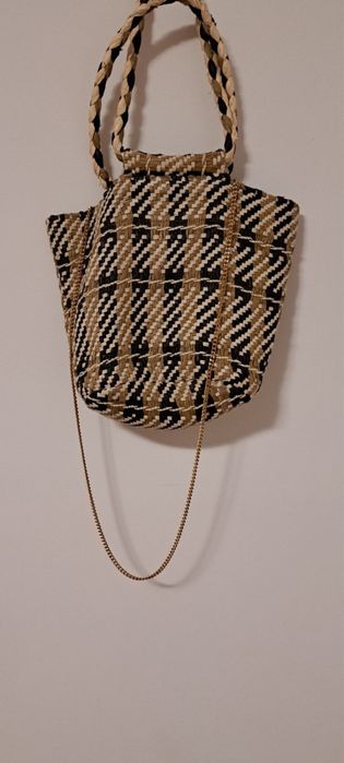Чанта сламена Zara