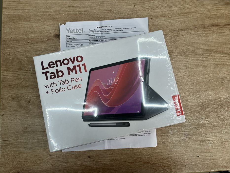 Lenovo Tab M11 + Pen + Case Нов Гаранция