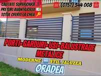 PORTI•GARDURI•USI•BALUSTRADE Metalice-Moderne-Stil jaluzea - Oradea!