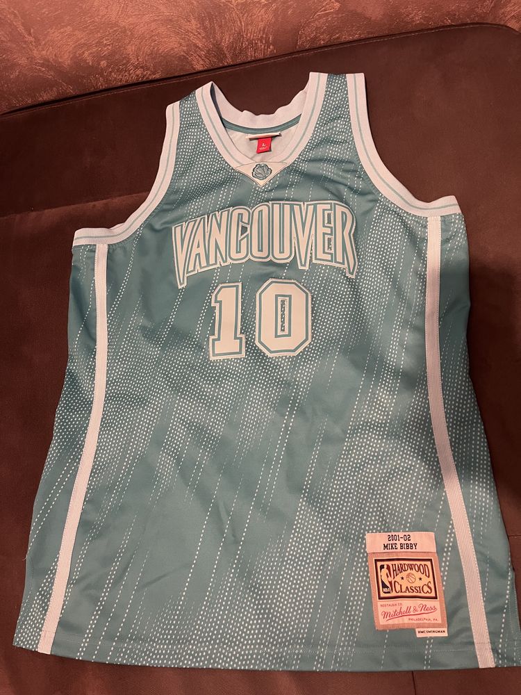 Maiou NBA Mitchell & Ness Mike Bibby #10,marimea L