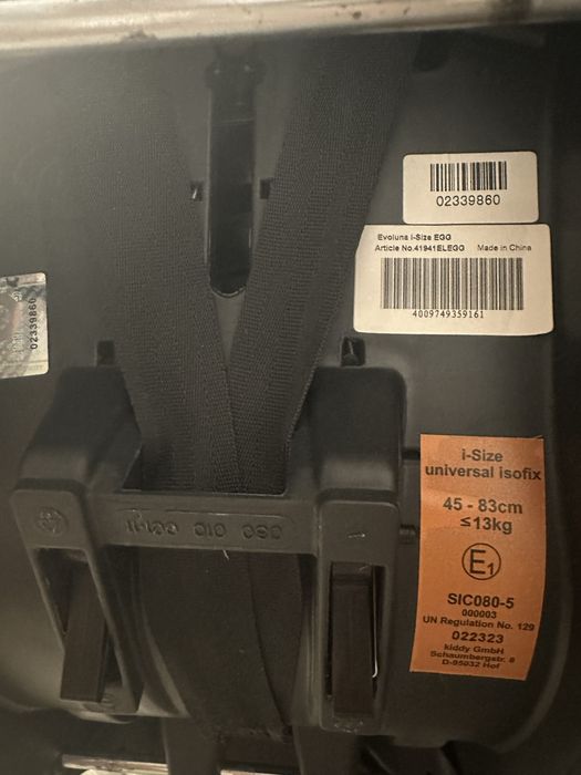 Scoica auto Kiddy Evoluna i-Size Plus designed by egg