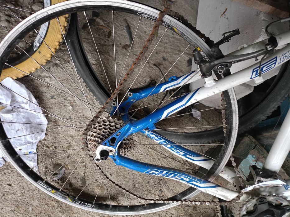 Cadru bicicleta ghost ,roata spate , ghidon