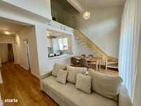 Penthouse 3 camere, 2 bai, balcon, mobilat si utilat, intabulat