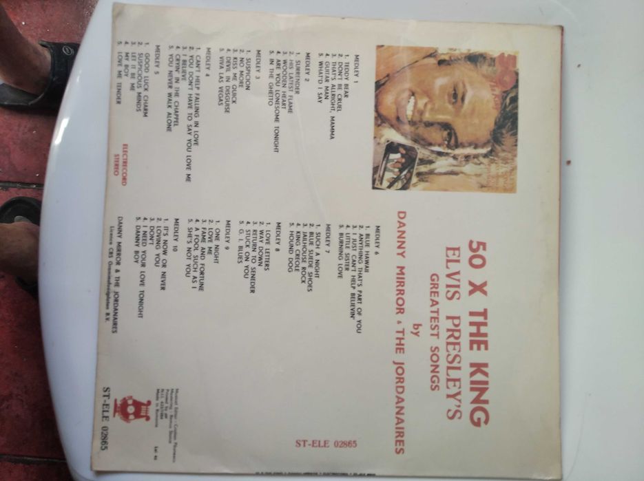 vinil "50xThe KING" ELVIS PRESLEY -Greatest Songs,Electrecord,1984