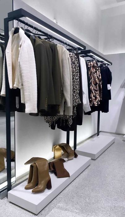 Изготавливаем Рейл, Стеллаж, Полки, Вешала, Стойки для вашего бутика