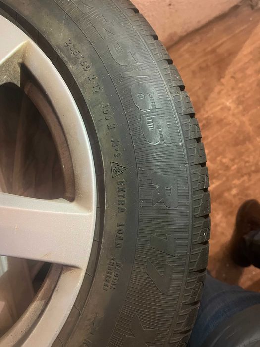 АЛУМИНИЕВИ ДЖАНТИ с Нови гуми  225/65/17 от HONDA CRV