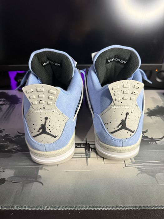Nike Jordan 4 unc albastrii