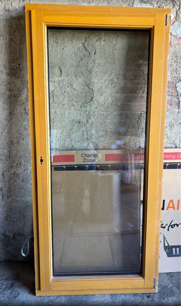 FEREASTRA LEMN ALU Termopan geam casa cabana H 126 x L 295 Germania B2