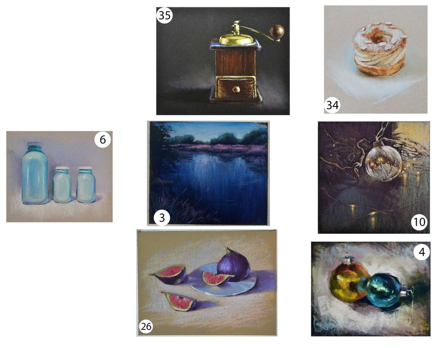 Картины пастелью