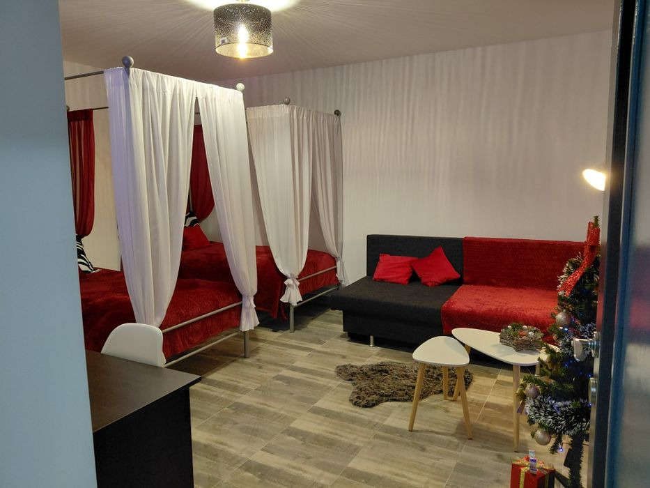 2 paturi cu baldachin