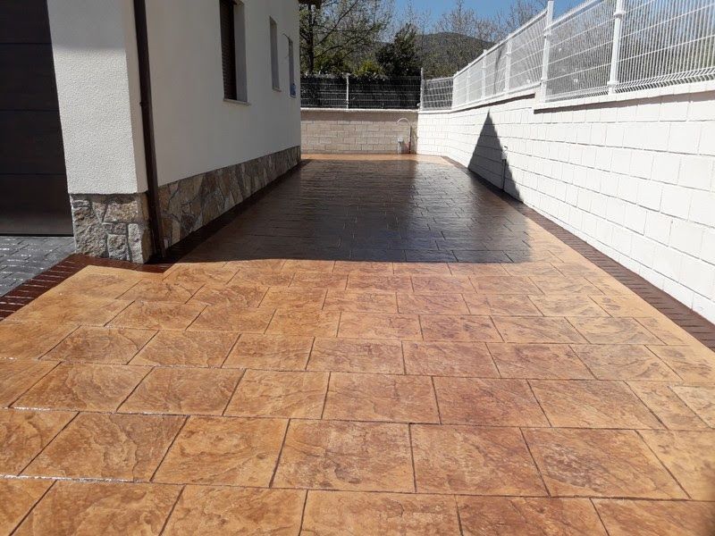 Beton amprentat beton elicopterizat