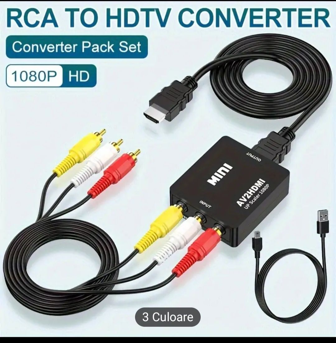 Convertor RCA la HDTV, Convertor AV la HDTV,