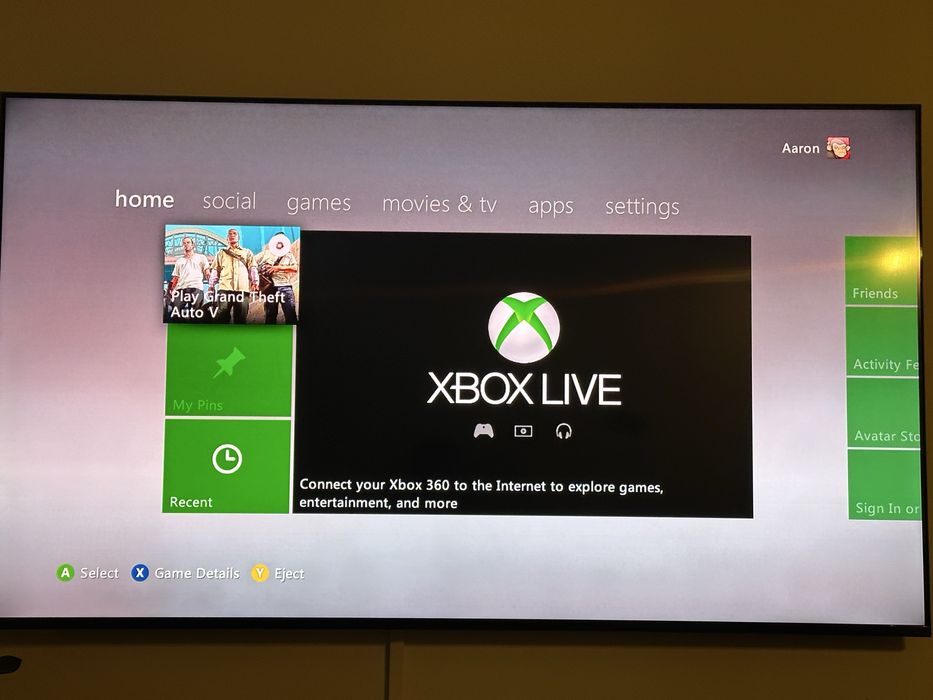 Xbox 360 Kinect Maneta GTA V