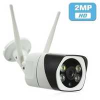 Camera de supraveghere wireless de exterior cu card, 2MP, 1080P, 2 ant