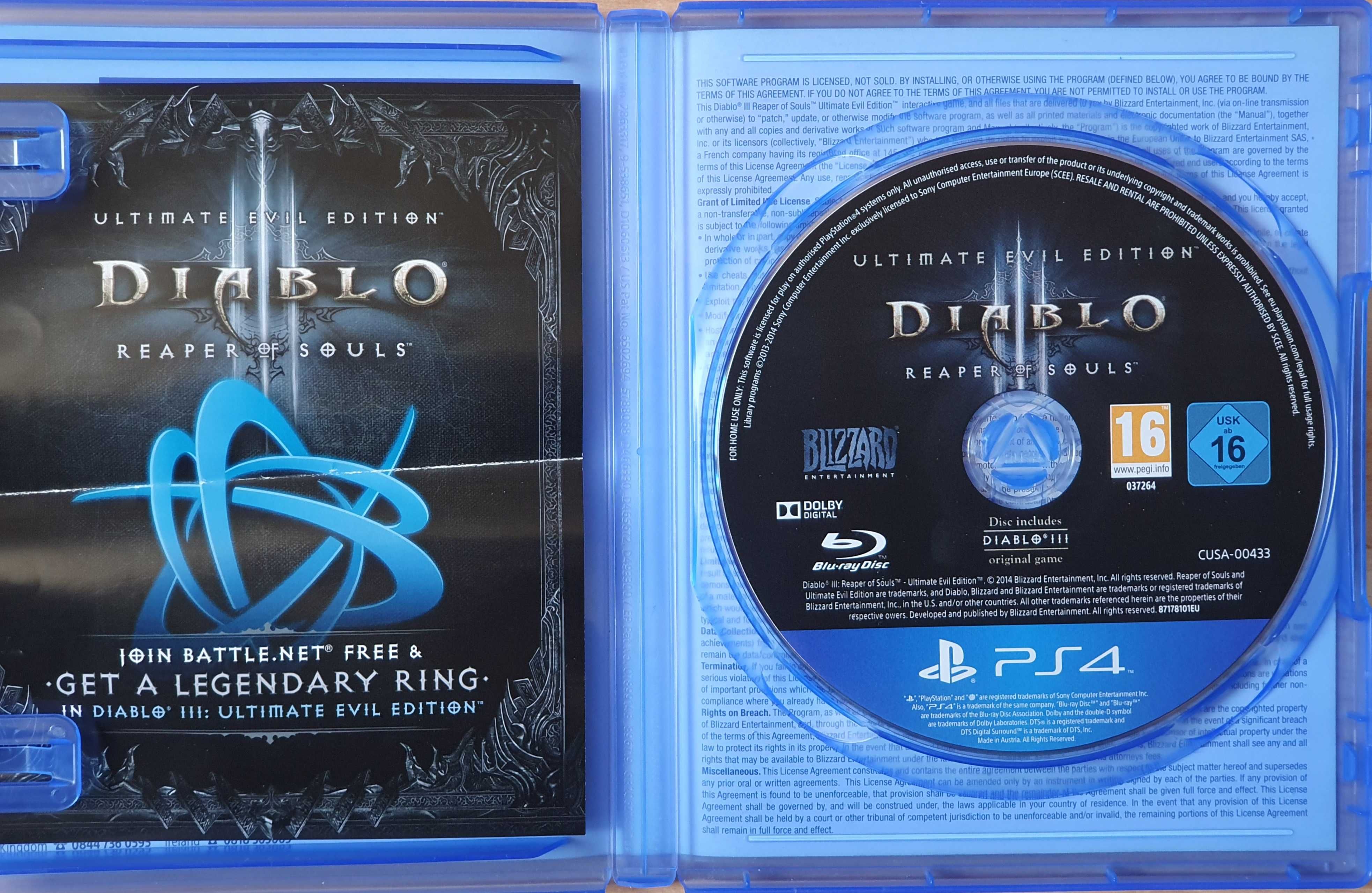 Diablo 3 Ultimate Evil Edition PS4 Playstation 4 Плейстейшън 5 PS PS5