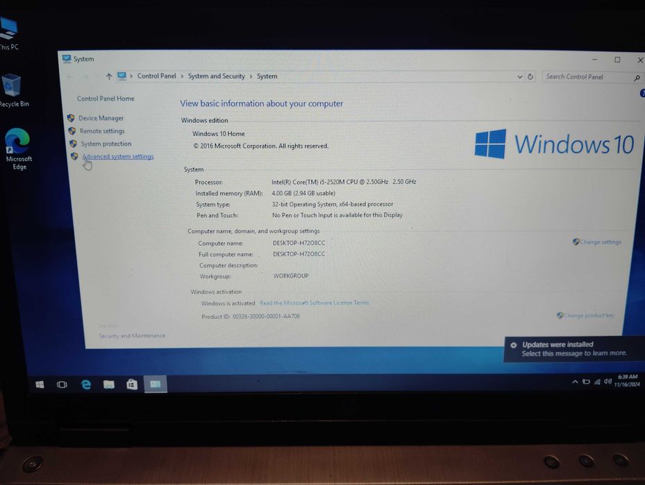 Laptop HP probook