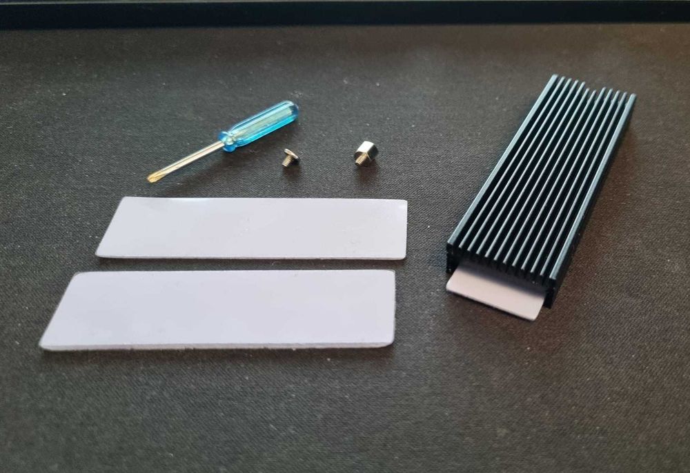 Cooler SSD M.2 NVMe radiator pasiv Aluminiu 80mm diferite modele.