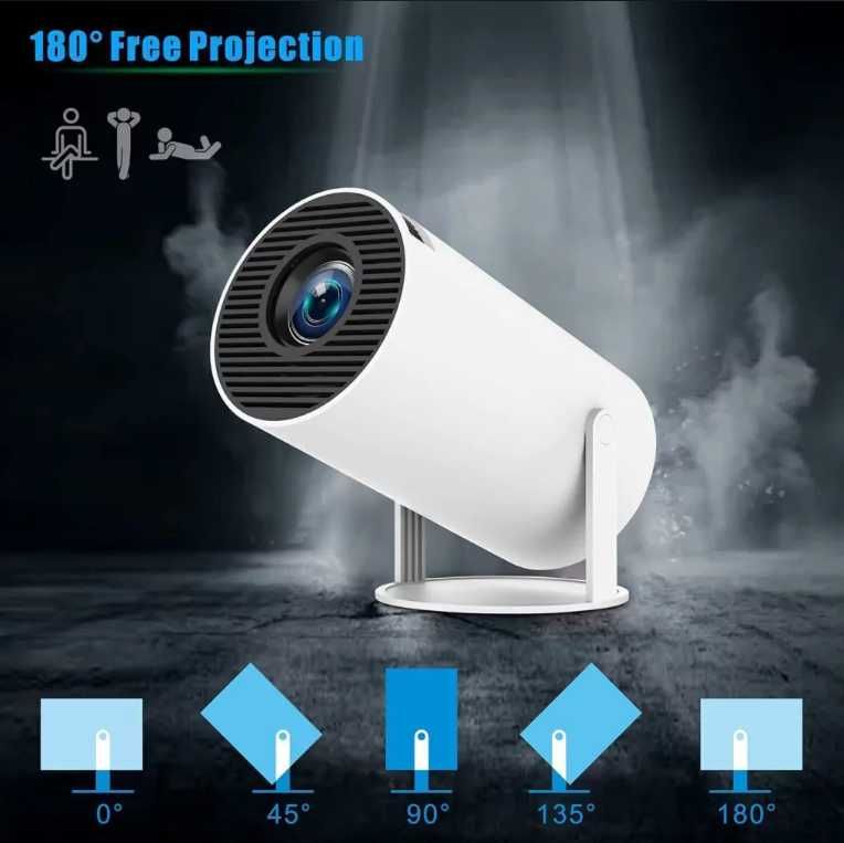 %PRO+ видео проектор до 130 инча екран 4K с Android 11 Youtube Netflix