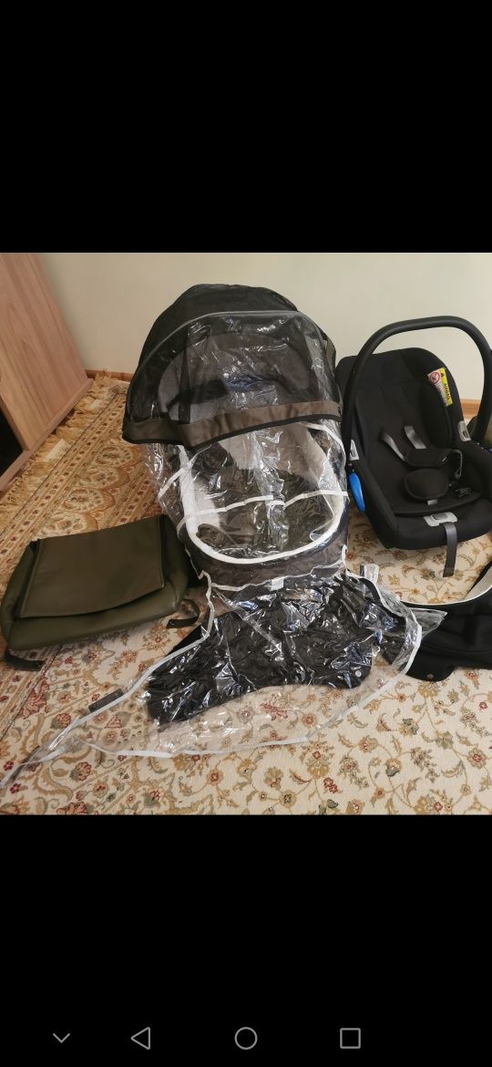 Коляска с люлькой, 2 в 1, ANEX cross, пр-ва Польша, дизайн Швейцарии.