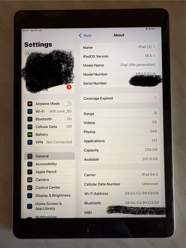 Ipad 9th Generation 2020 Silver