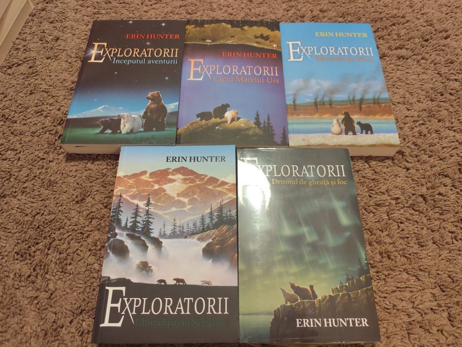 Primele 5 cărți din Volumul Exploratorii