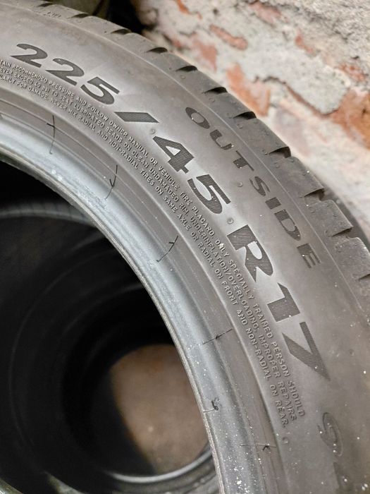 225/45/17" pirelli 2бр.гуми дот2022