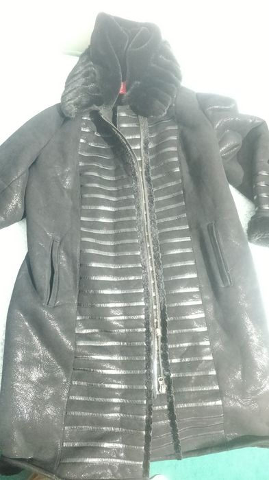 Женская дубленка на размер 54_56