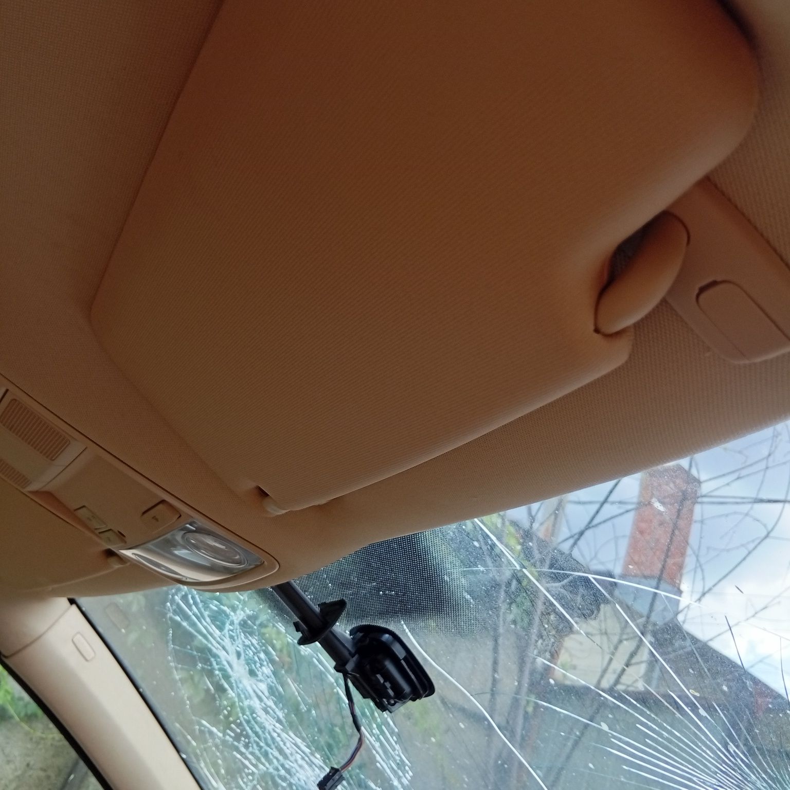 Plafoniera crem parasolare elemente plafon golf 5 6 passat jetta crem