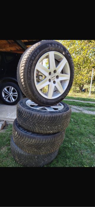 Jante vw polo r15 cauciucuri noi